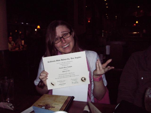 Shannon graduates, woot!