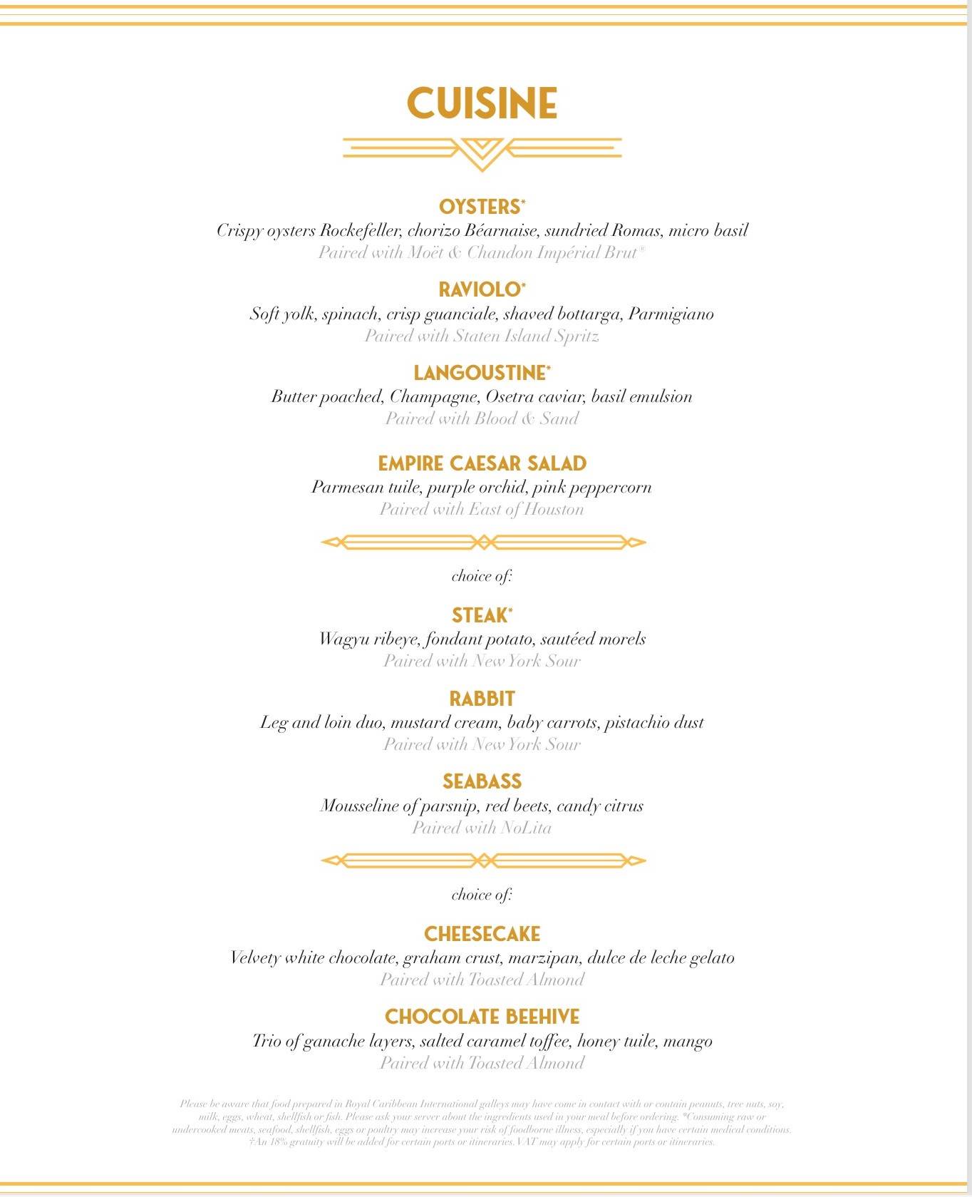 A menu of a restaurant

Description automatically generated