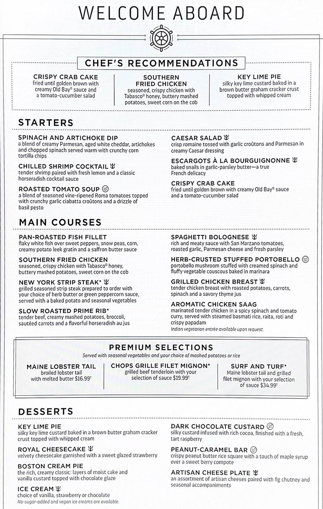 A menu of a restaurant

Description automatically generated